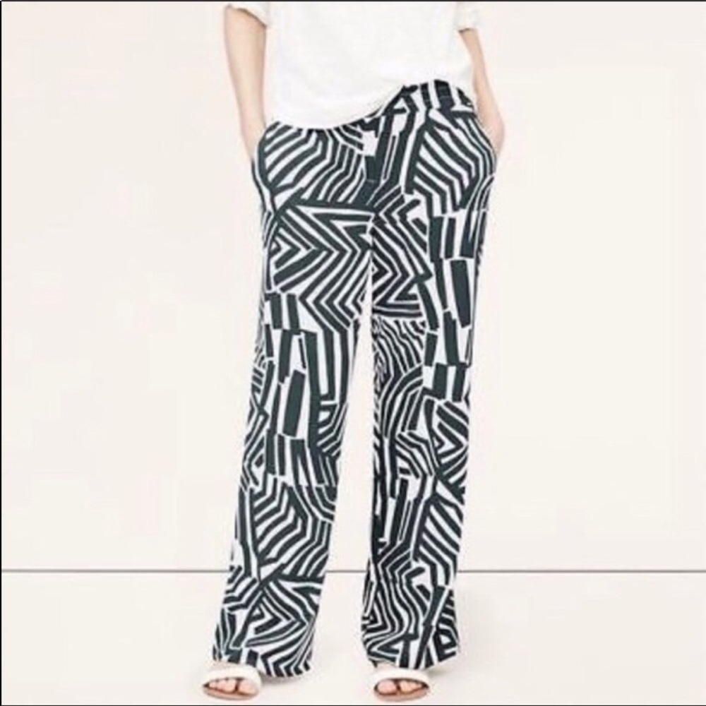Loft wide leg pants size small